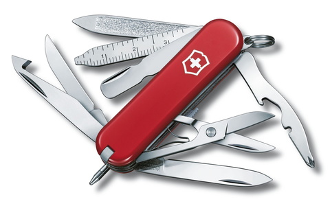 Нож перочинный Victorinox MiniChamp 0.6385 58мм 16 функций красный Нож перочинный Victorinox MiniChamp 0.6385 58мм 16 функций красный