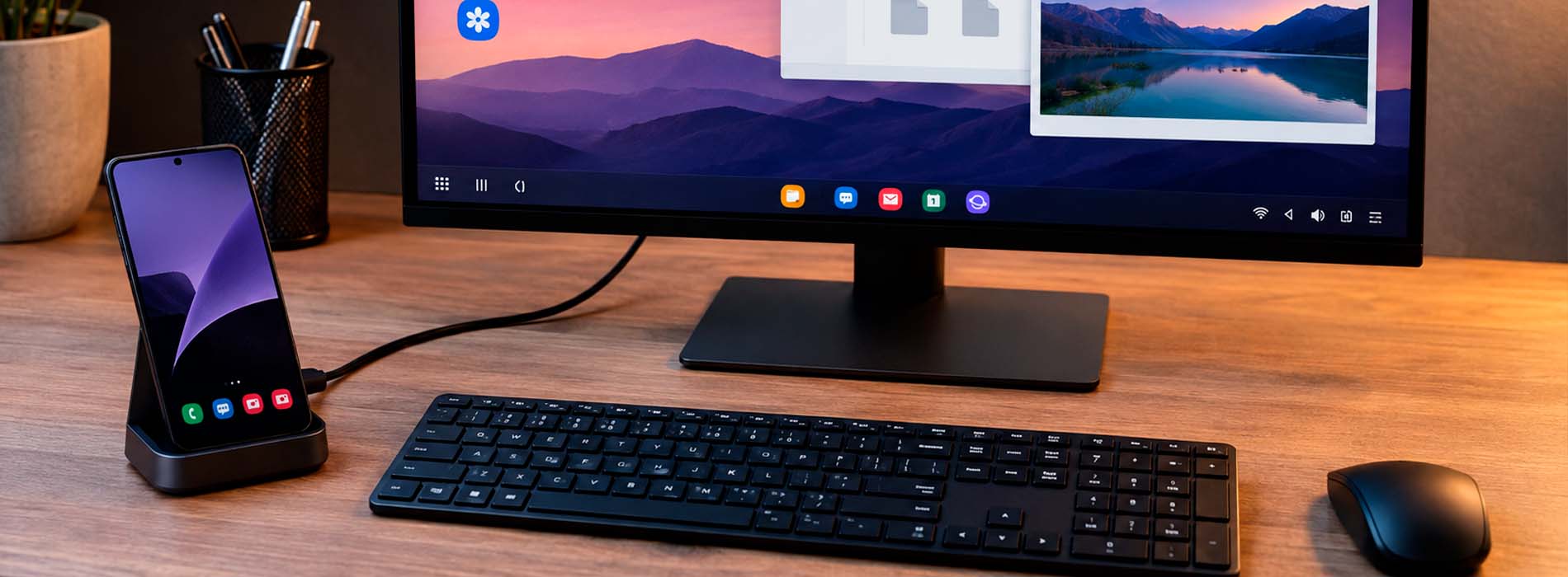 Смартфон для работы с документами через Samsung DeX Смартфон для работы с документами через Samsung DeX