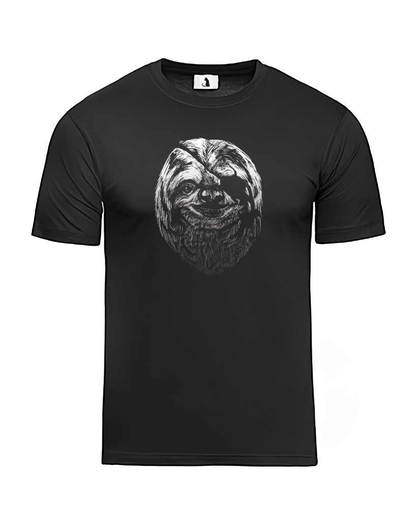 Образец футболки с ленивцем прямая unisex Футболка с ленивцем unisex