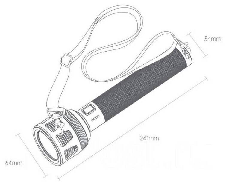 Фонарь NexTool Outdoor Flashlight (NE20168)