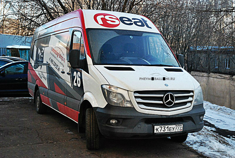 Mercedes Sprinter с задней пневматической подвеской