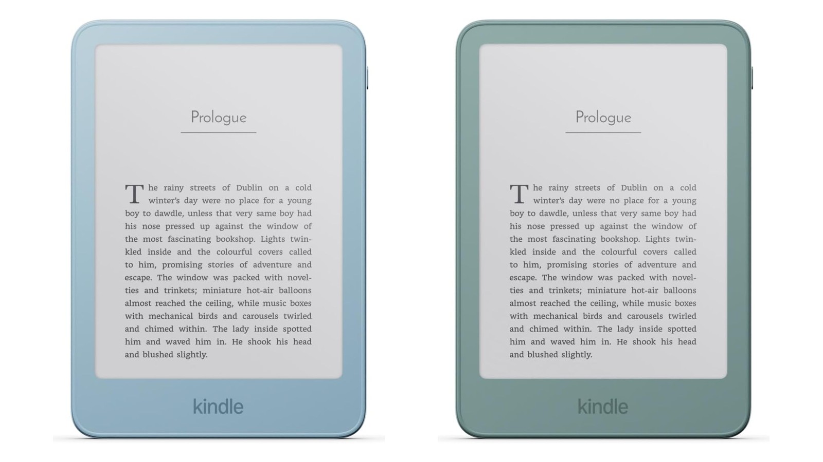 Kindle Aluminum 2026 в цветах Alpine Sky и Seaglass Green Kindle Aluminum 2026 в цветах Alpine Sky и Seaglass Green