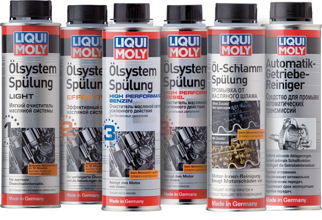Промывка масляной системы Liqui Moly Чем промывать двигатель автомобиля