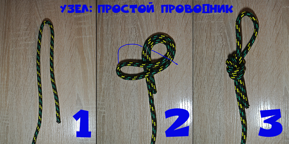 Узел для крепления гамака - проводник
