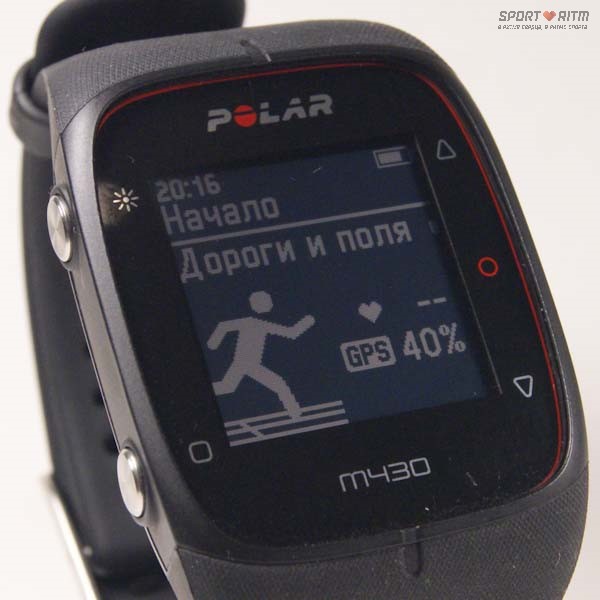 Бег в часах Polar M430