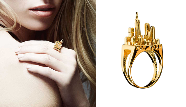 Кольцо NYC Gold от Artelier MX Кольцо NYC Gold от Artelier MX