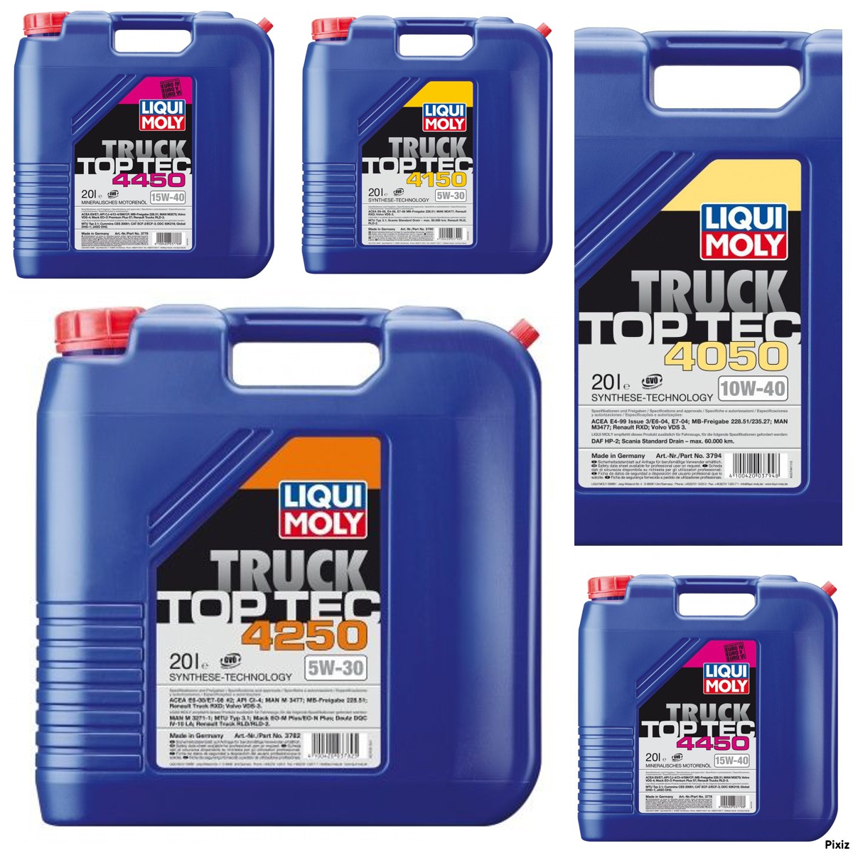 Top Tec truck серия масел Liqui Moly