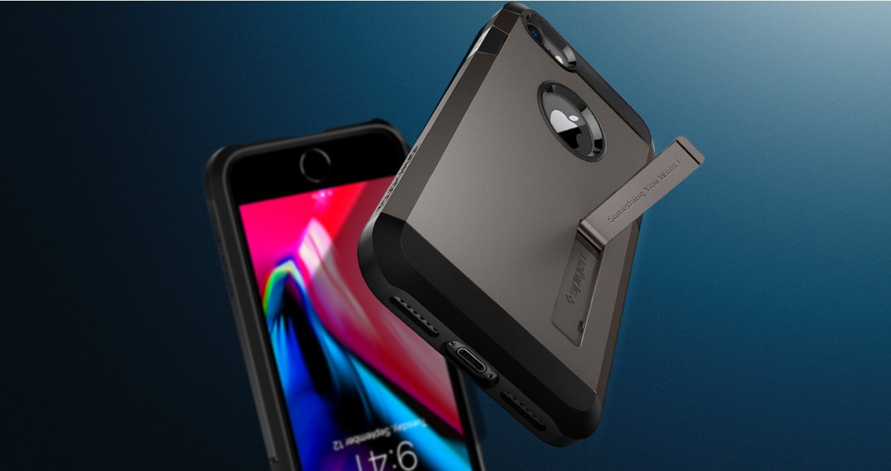 Противоударная&nbsp;накладка Case Tough Armor Sgp Spigen для iPhone 8.
