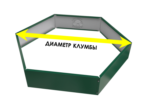АЙГРЯДКИ! ДИАМЕТР МНОГОУГОЛЬНОЙ КЛУМБЫ