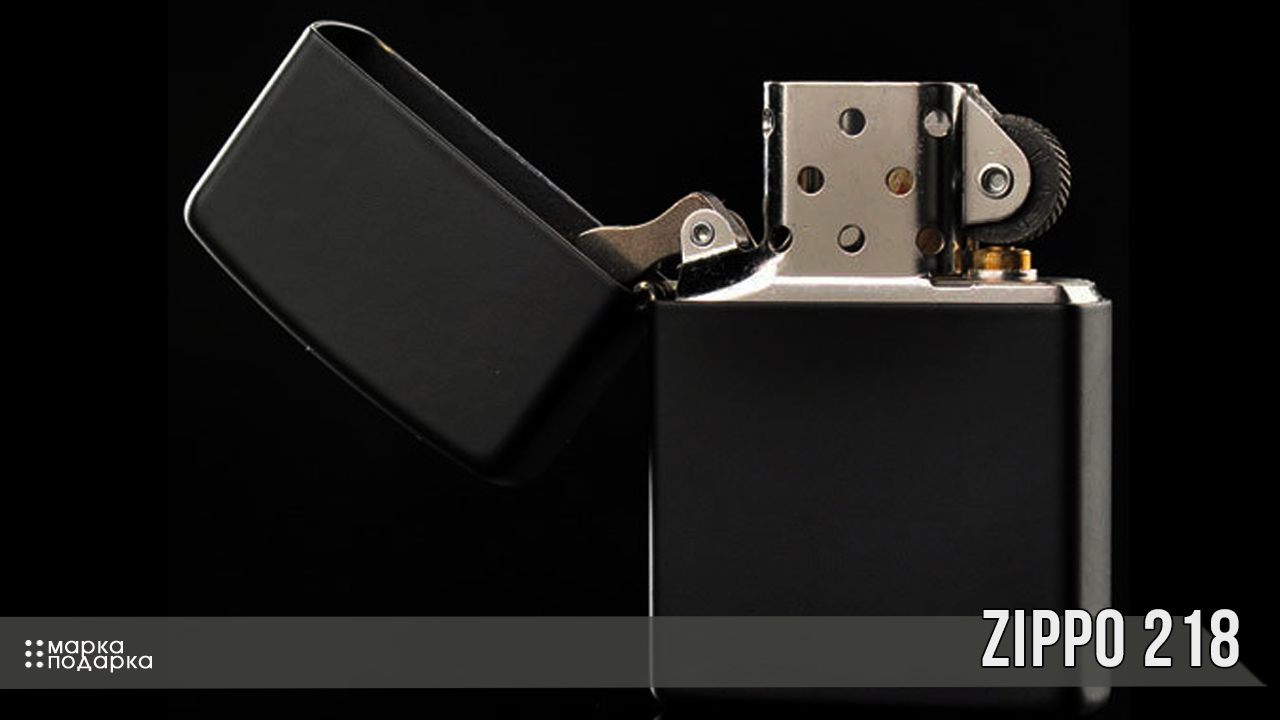Фото бензиновые зажигалки чёрные ZIPPO 218 (Зиппо) оригинальные американские