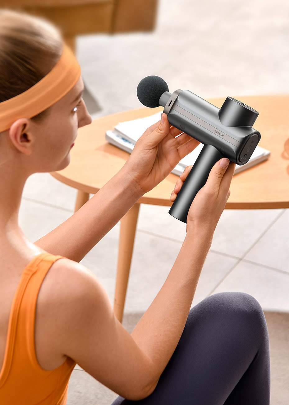 Перкуссионный массажёр Baseus Booster Dual Mode Massage Gun