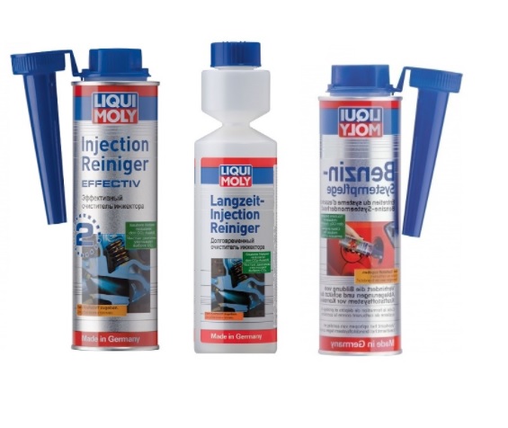Присадки Liqui Moly для очистки инжектора от шлама 