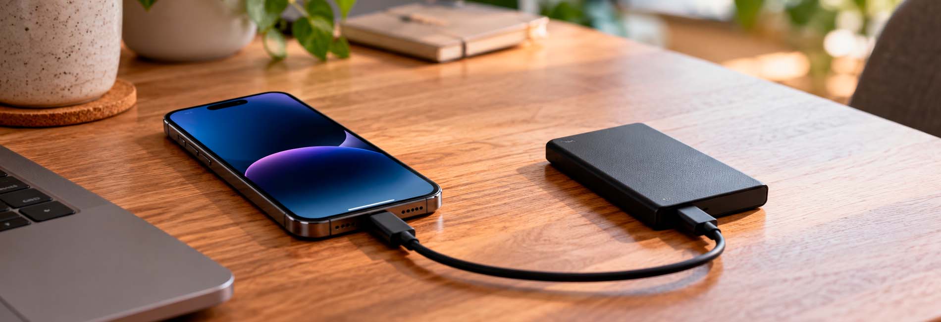 Перенос фотографий и документов между смартфоном и внешним SSD