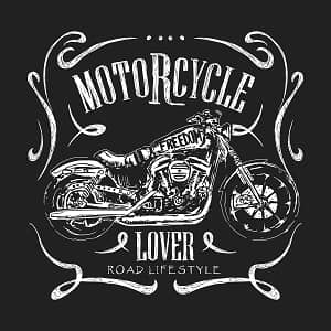 Принт Motorcycle lover