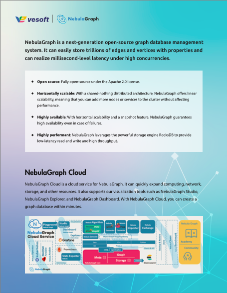Vesoft / Nebula graph one pager