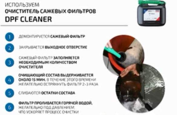 Инструкция по демонтажу сажевого фильтра