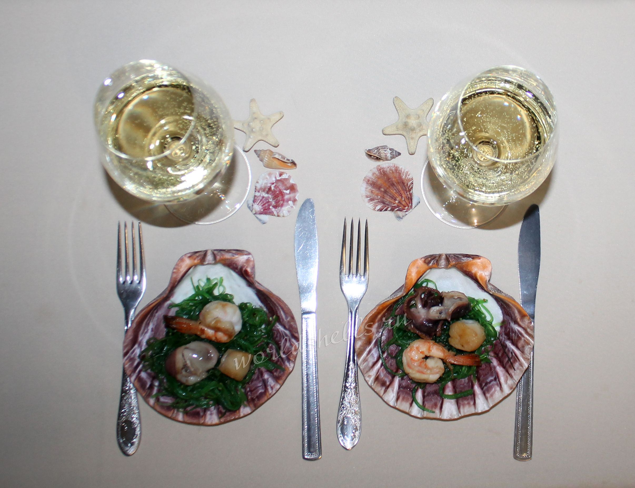 Морепродукты в львиных лапах