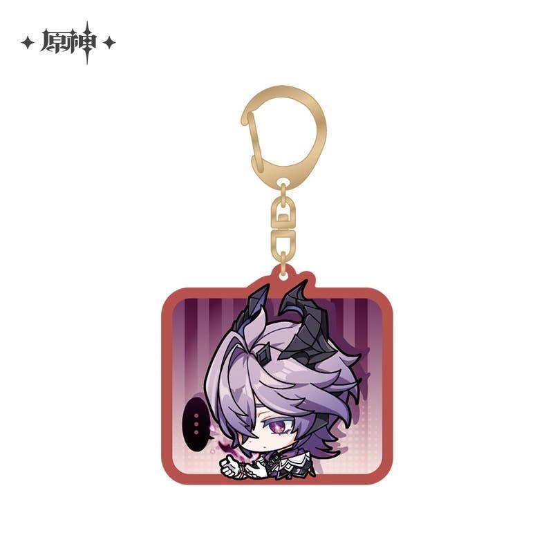 Брелок Акриловый Genshin Impact Chibi Emoticon Series Дурин