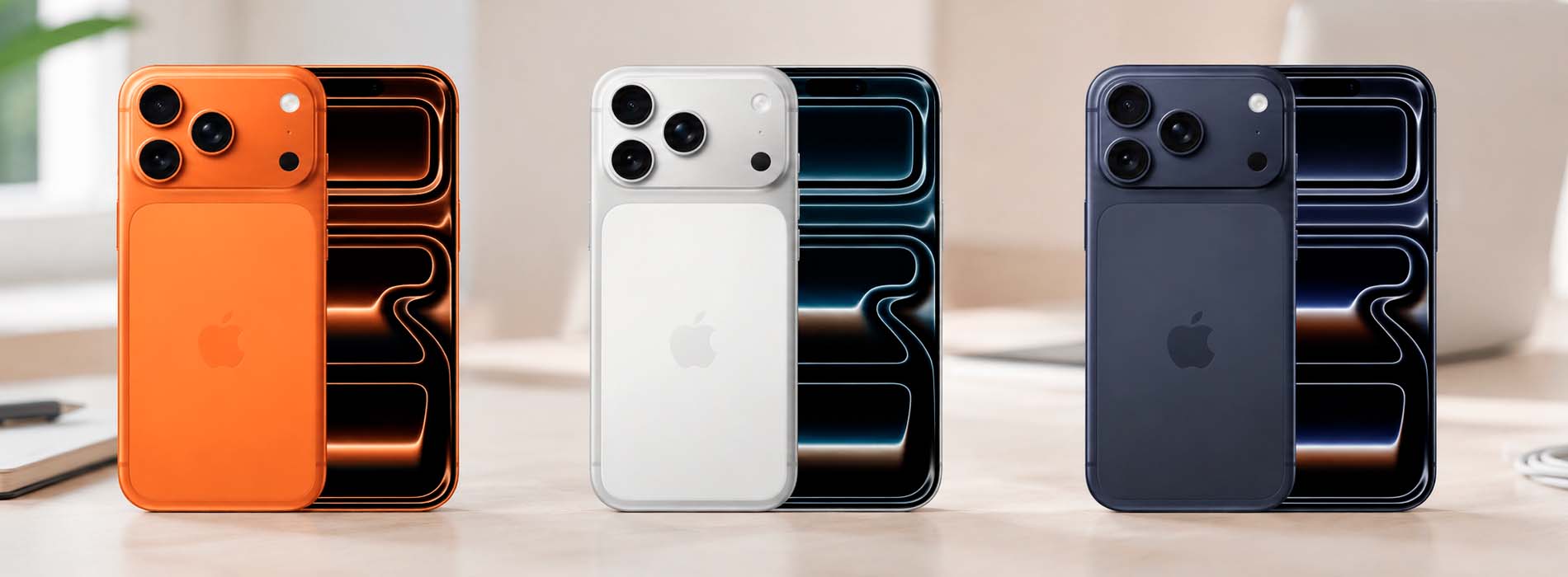 Сравнение iPhone 17 Pro и iPhone 17 Pro Max по размеру и экрану