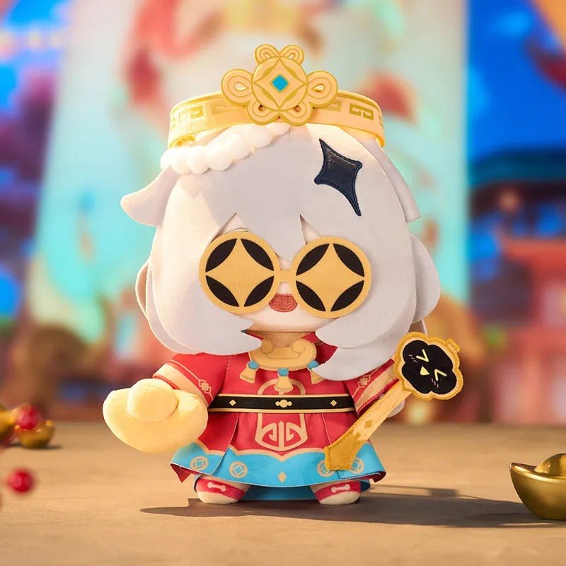 Плюшевая игрушка Genshin Impact Paimon Sending Blessings Паймон 29 см