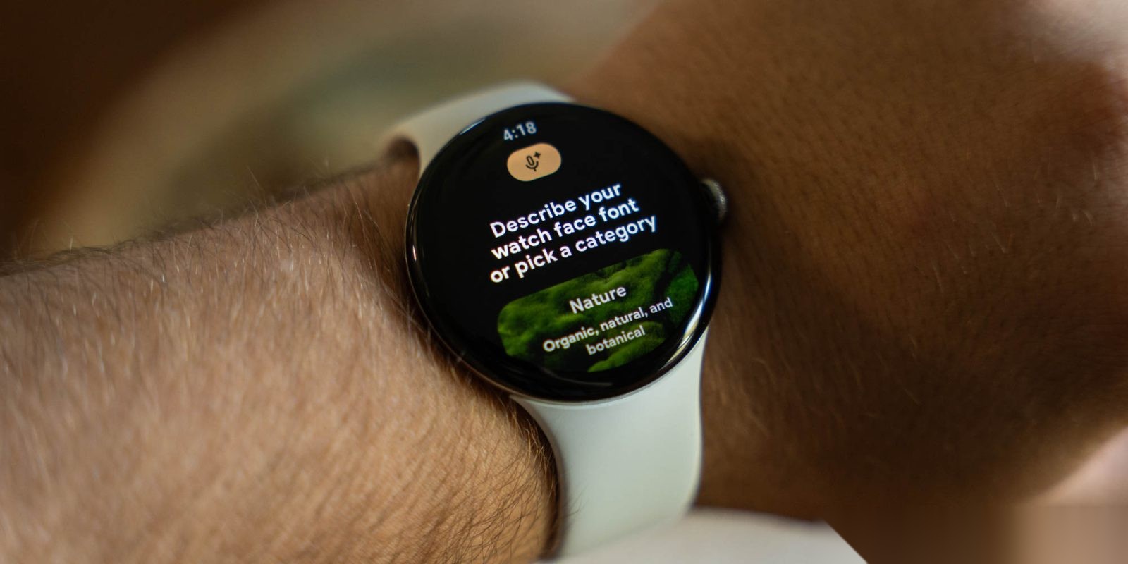 ИИ-генератор циферблатов на Google Pixel Watch: экран выбора категории ИИ-генератор циферблатов на Google Pixel Watch: экран выбора категории