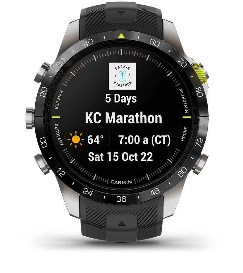 Garmin MARQ Athlete Gen 2 — Виджет соревнования