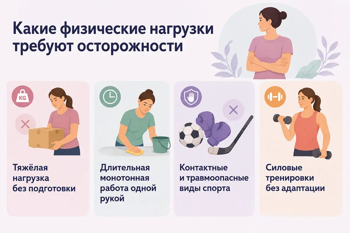 нагрузки после мастэктомии
