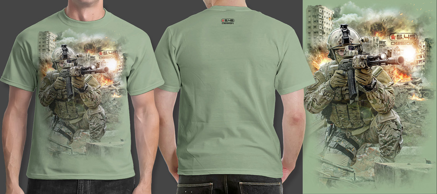 Футболка ЦСН Альфа-Боец 5.45 DESIGN
