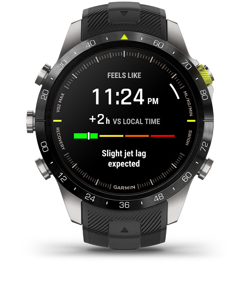 Garmin MARQ Athlete Gen 2 — Рекомендации при смене часовых поясов