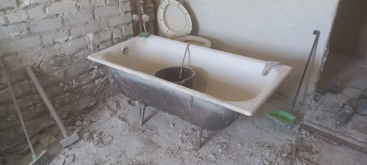 Демонтаж ванны