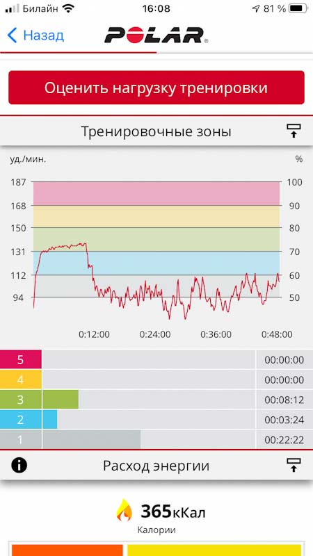 Сводка по тренировкам 