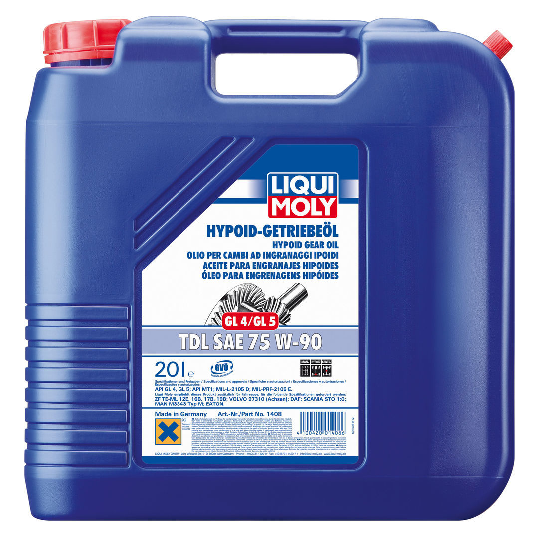 Liqui Moly Hypoid-Getriebeoil TDL (GL-4/GL-5) 75W-90 