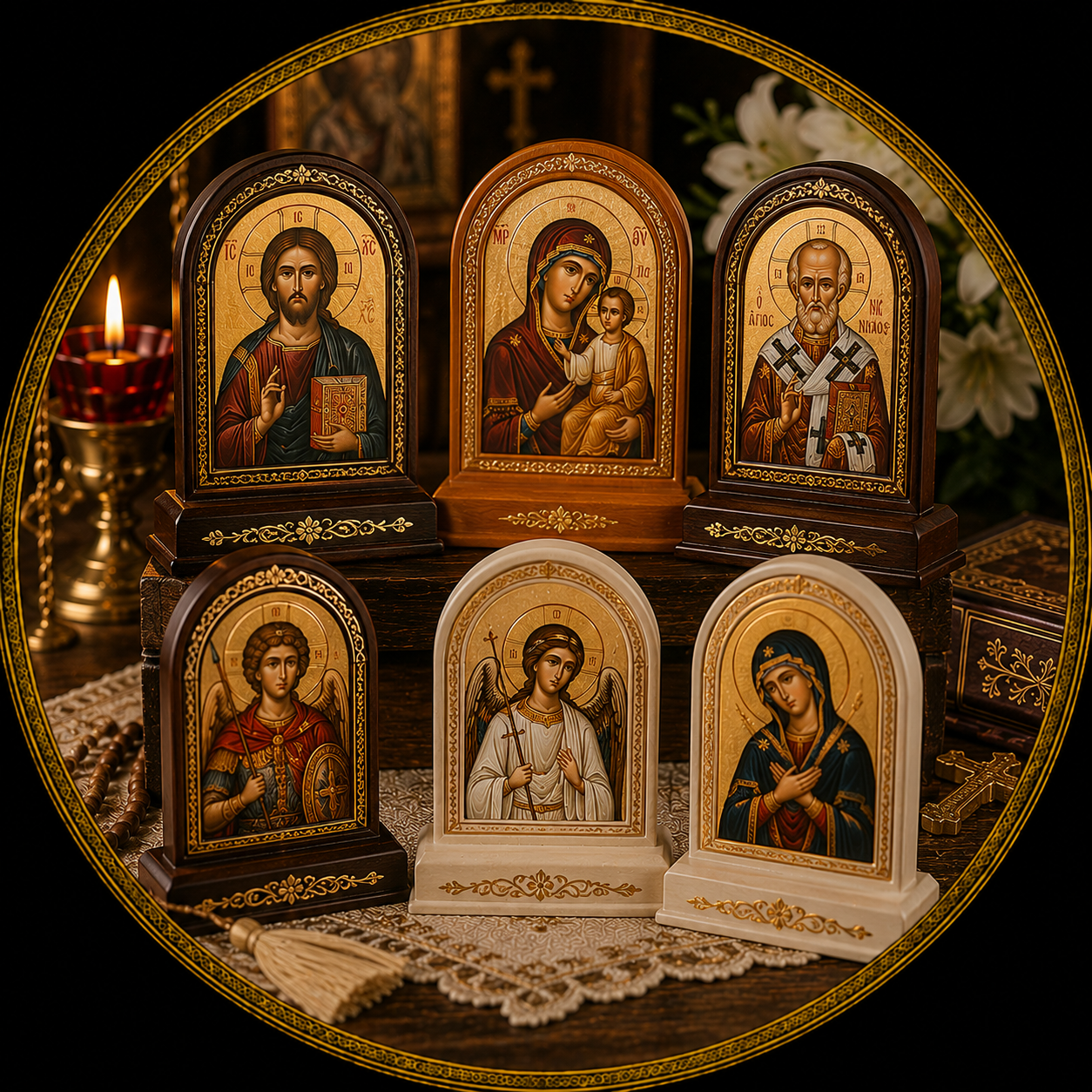 ИКОНЫ НА ПОДСТАВКЕ