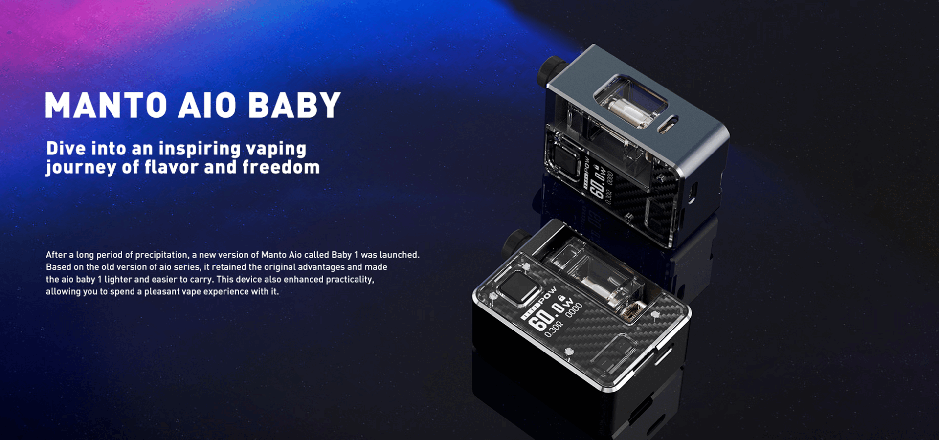 Rincoe Manto Aio Baby Pod Kit Rincoe Manto Aio Baby Pod Kit
