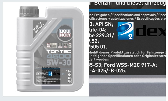 Liqui Moly Top Tec 4600 5W30 Синтетическое моторное масло для MB