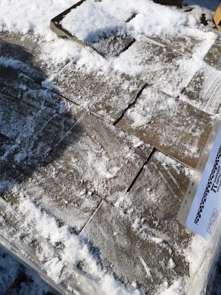 Бортовой камень пиленный Серый 50х200х200-350 мм