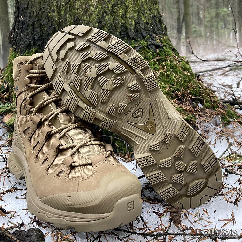 Обувь для спецназа тактические ботинки Quest 4D GTX Forces 2 EN Salomon