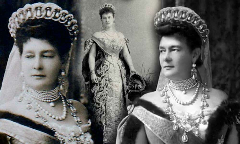 Великая княгиня Мария Павловна во Владимирской тиаре, 1880 год