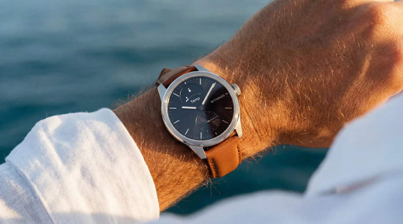 ScanWatch 2 с кожаным ремешком