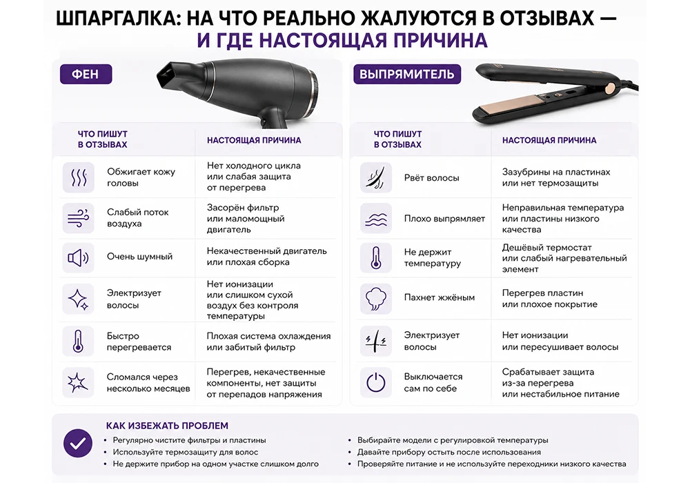 Гладкость и блеск волос