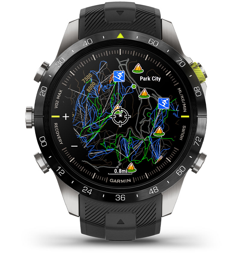 Garmin MARQ Athlete Gen 2 — Карты горнолыжных курортов