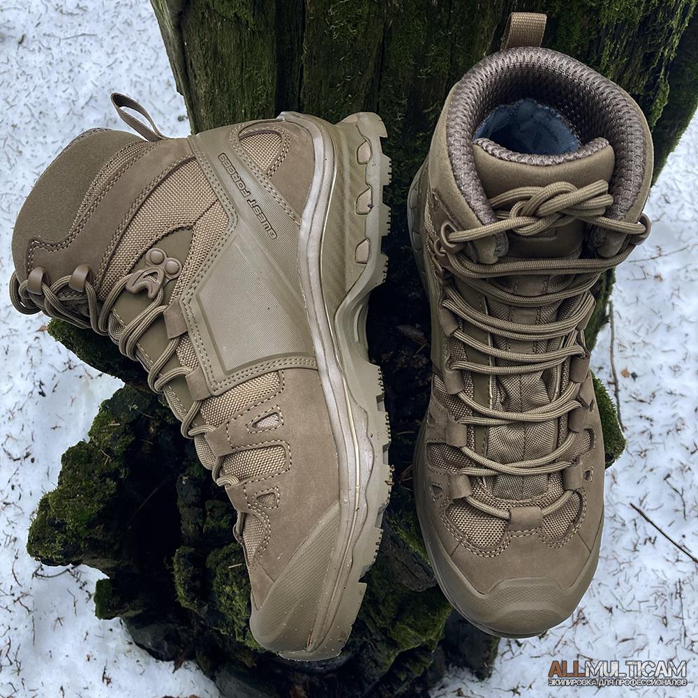 Обувь для спецназа тактические ботинки Quest 4D GTX Forces 2 EN Salomon