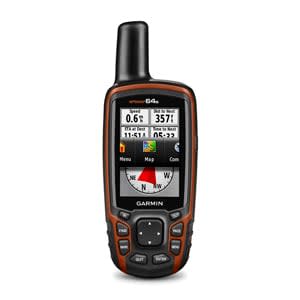 GPSMAP 64s с навигационными данными
