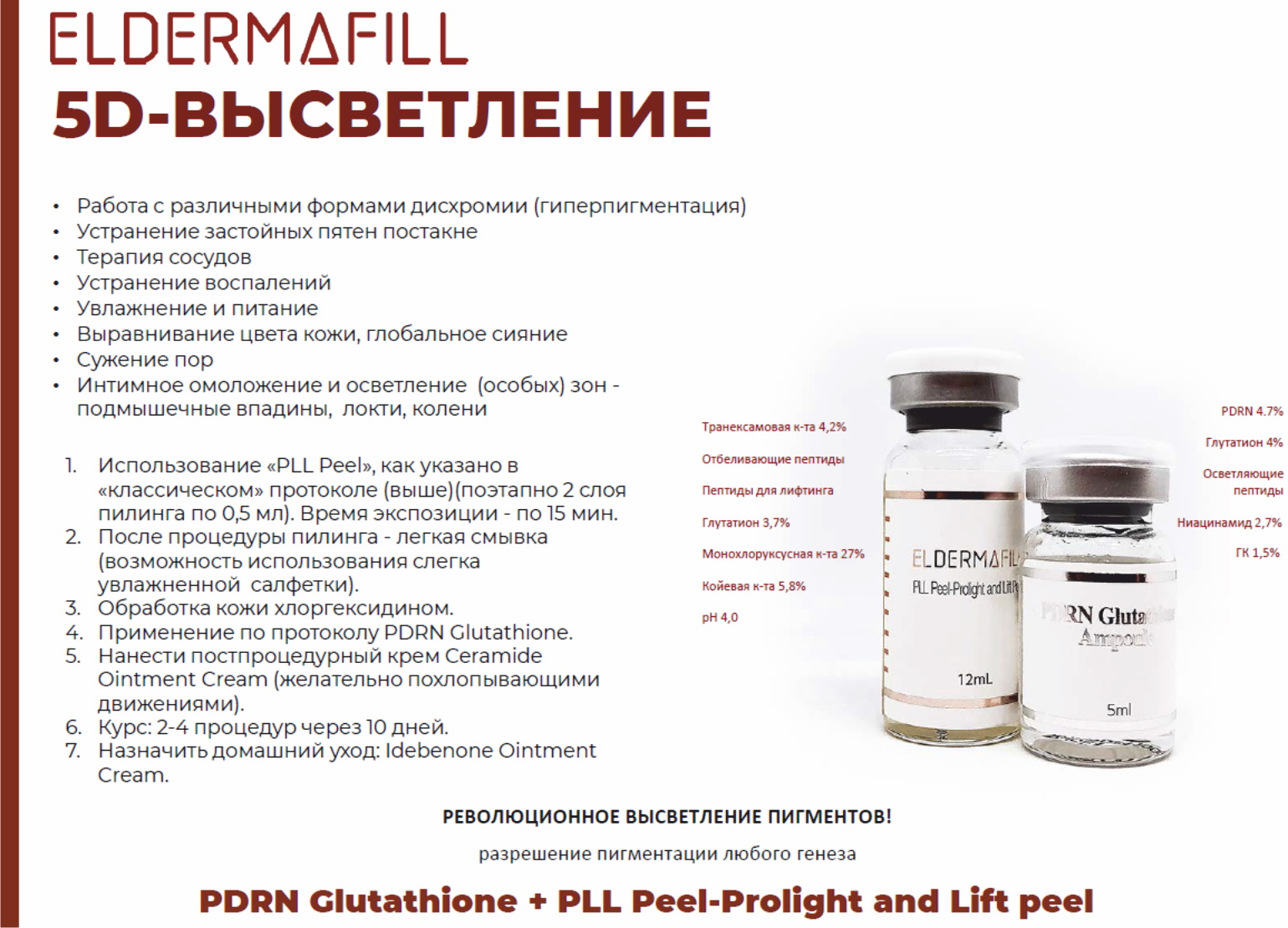 5Д высветление Eldermafill