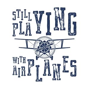 принт Still playing with airplanes