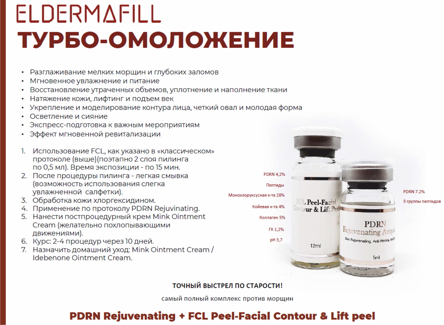 Турбо омоложение Eldermafill