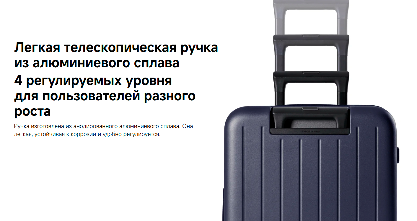 Чемодан Xiaomi Expandable Luggage 20" (XMKRLXXRM)