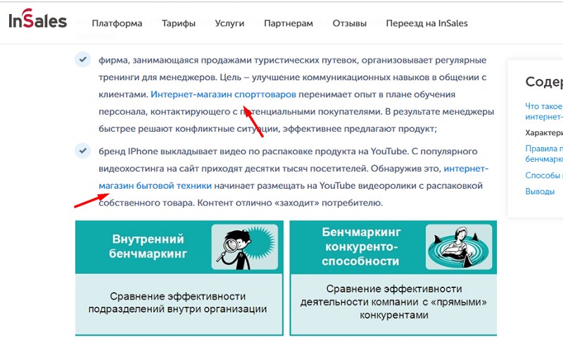 Как выглядит контекстная перелинковка 
