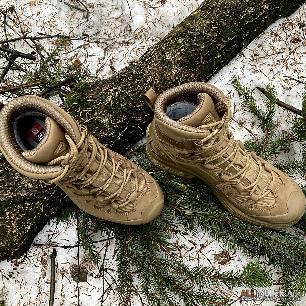 Обувь для спецназа тактические ботинки Quest 4D GTX Forces 2 EN Salomon