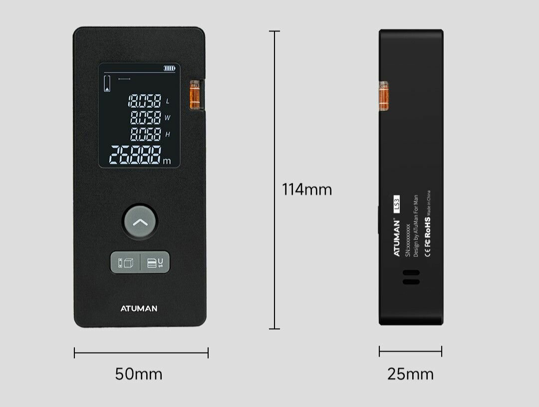 Лазерный дальномер Atuman Duka LS3 Laser Range Finder 80м-описание-6.jpg